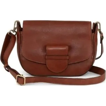 Kabelka Gianni Conti dámská kožená crossbody hnědá 4704668 BURNED