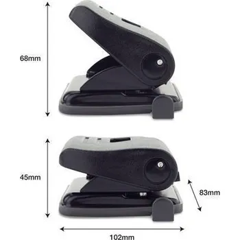 Děrovačka Děrovačka "820-P", na 22 listů, plastová, černá, RAPESCO