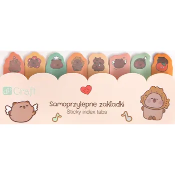 Doplněk ke knize Samolepicí záložka 8ks Kapybara