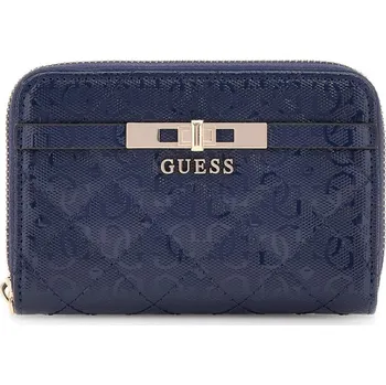 Peněženka Guess dámská elegantní peněženka - tmavomodrá