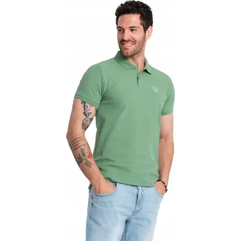 Polokošile tričko BASIC 100% bavlna zelené V11 OM-POBS-0100 M