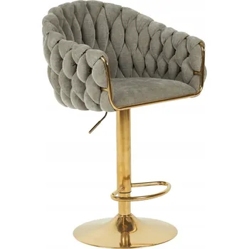 Barová židle Barová Židle mivihome v odstínech šedé, 92 cm, látkový