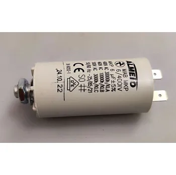 Kondenzátor 6uF/400V motorový kondenzátor MAB MKP s fastony, 30x58mm