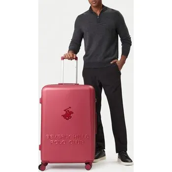 Velký kufr Beverly Hills Polo Club CEO-BHPC-L-004-08-BURGUNDY Bordó NOSIZE
