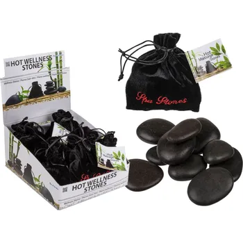 Masážní kámen Horké lávové kameny 1145 9 ks