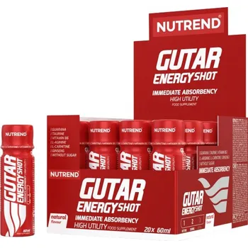Nutrend Gutar Energy Shot (výprodej) 20x 60 ml