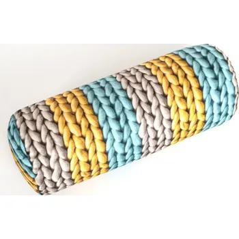 Povlečení Povlak na váleček 40 cm - bavlněný satén - pletenina