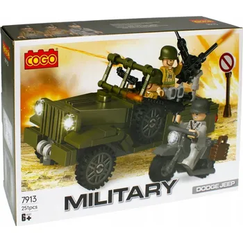 ostatní stavebnice STAVEBNICE PLASTOVÉ pro DĚTI od 6 let 251 dílků MILITARIA stavebnice MEGA CREATIVE