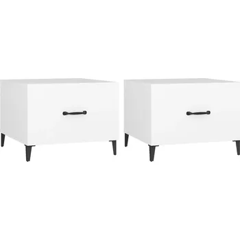 Konferenční stolek Konferenční stolek VidaXL čtvercový 50 x 40 x 50 cm bílý