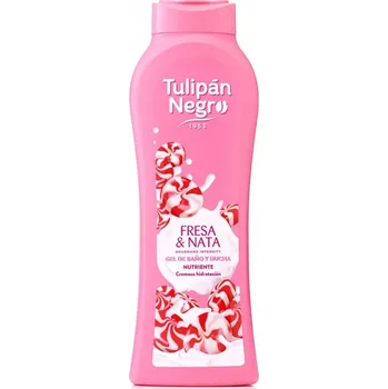 Koupelová kosmetika Tulipan Negro Strawberry Cream Sprchový gel (650 ml)