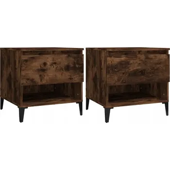 Konferenční stolek Konferenční stolek VidaXL obdélníkový 50 x 46 x 35 cm, odstíny hnědé