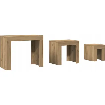 Konferenční stolek Konferenční stolek VidaXL obdélníkový 61 x 30 x 50 cm, dekor dub artisan