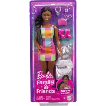 BARBIE FAMILY & FRIENDS PANENKA Booklyn s oblečením JBF42