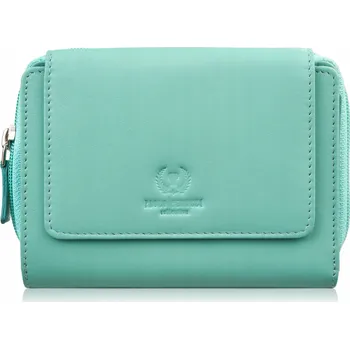 Peněženka Dámská kožená peněženka modrá velká horizontální s RFID Paolo