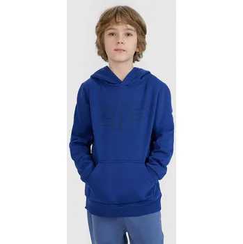 Chlapecká mikina Chlapecká mikina tepláková mikina a bez kapuce 4F 4FJWSS25TSWSM1716