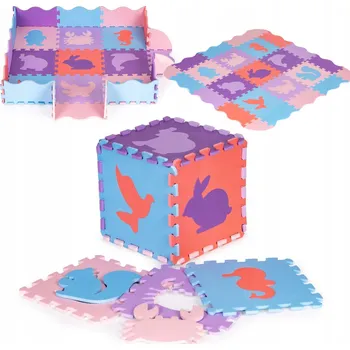 Hračka pro kojence Vzdělávací podložka COIL velká puzzle pro děti a kojence