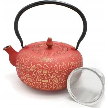 Konvice na čaj Konvice tradiční litinová MARK4STYLE 1 l červená