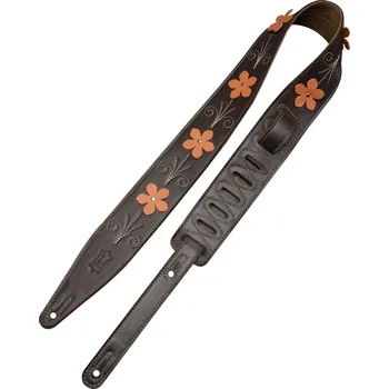 Kytarový popruh Levy's In Bloom Brown Mahogany Kytarový pás (Jako nové)