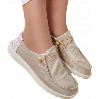 Dámské polobotky BÉŽOVÉ DÁMSKÉ POLOBOTKY TREPPES 37