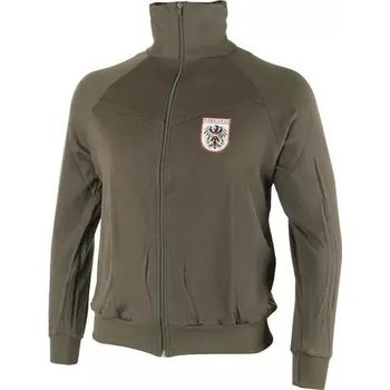 Pánská mikina Armda Rakousk Mikina tepláková na zip RAKOUSKÁ ZELENÁ ZELENÁ - OLIV 4