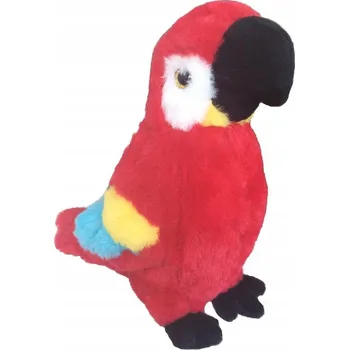 plyšák Plyšák se zvukem Beppe Papoušek Ara červený 20 cm