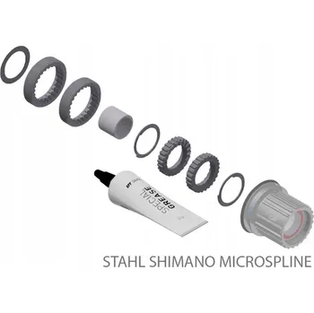 Náboj kola DT Swiss Upgrade Kit Ratchet LN pro MTB ořech ocel Shimano Microspline