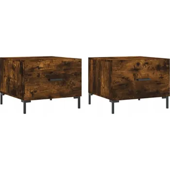 Konferenční stolek Konferenční stolek VidaXL 829407 čtvercový 50 x 50 x 40 cm, odstíny hnědé