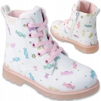 Dívčí obuv Befado dětské kotníkové boty z eko kůže, velikost 30