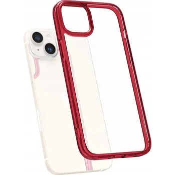 Pouzdro na mobilní telefon Zadní Kryt Spigen pro Apple iPhone 15 červený