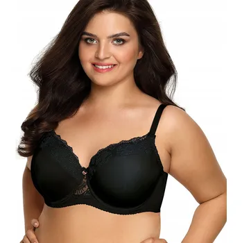 Podprsenka Ava měkká černá podprsenka velikost 90D