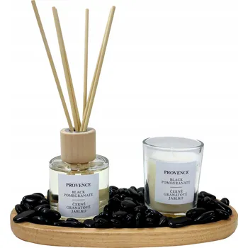 Svíčka Dárková sada Black Pomegranate PROVENCE svíčka a difuzér