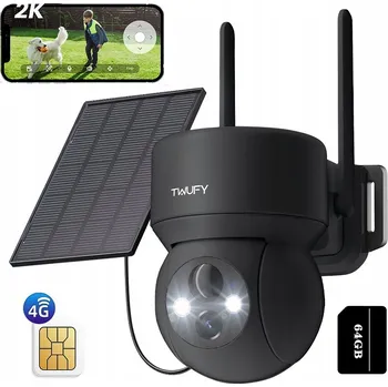 IP kamera Bezdrátová solární GSM kamera se SILNOU BATERIÍ na SIM kartu 4G ODOLNÁ