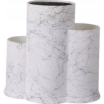 Stojan na nože Stojan na nože Krisberg 22 cm bílý plast