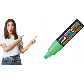 Dekorativní zelený fix Uni Posca 1 ks