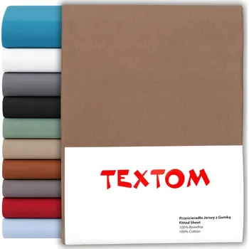 Prostěradlo Prostěradlo s gumou Textom bavlna 200 x 220 cm