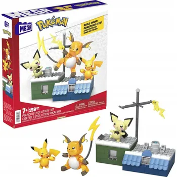 ostatní stavebnice Mega Construx Pokémon Evoluce Pikachu Stavebnice HKT23