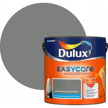 barva na zeď Dulux EasyCare Latexová Barva Odolná vůči skvrnám ŠEDOZELENÝ MINIMALISMUS 2,5L