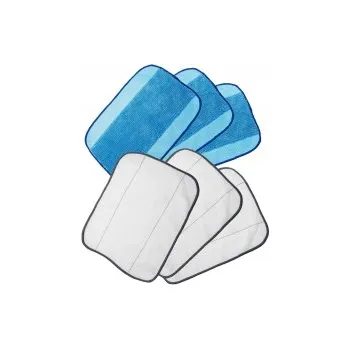 Utěrka pro robotický vysavač Útěrky pro vysavač IROBOT Braava 390 modré a bílé 3+3ks