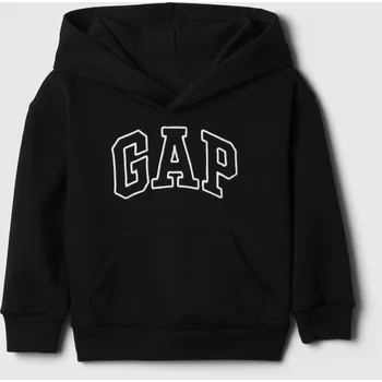 Chlapecká mikina GAP dětská mikina polyester černá, velikost 98