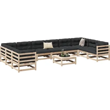 Zahradní lavice zahrada-XL 11dílná zahradní sedací souprava masivní borovice 3299644