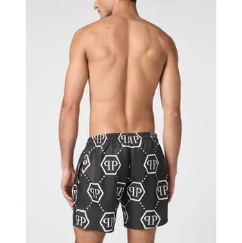 Boxerky PHILIPP PLEIN Boxerky 11649 Černá XXL