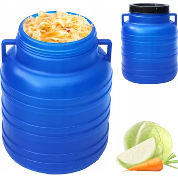 Sud PLASTOVÝ SUD 60l SUD k nakládání ZELÍ S UCHYTY ATEST