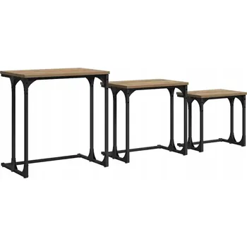 Konferenční stolek Konferenční stolek VidaXL obdélníkový 35 x 50,5 x 53 cm dub artisan