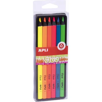Pastelka Pastelky Jumbo Apli Kids - Fluo