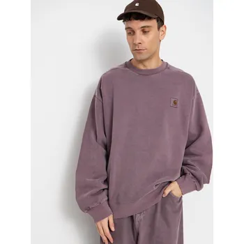 Pánská mikina Carhartt WIP Vista (phlox/garment dyed) M, fialová