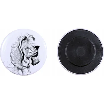 Obraz Redbone Coonhound - magnet s psím pozadím, extra lehká, silná magnet