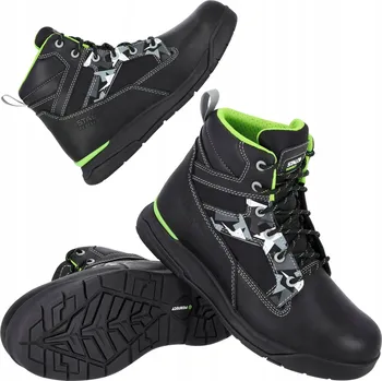 Pracovní obuv PRACOVNÍ OCHRANNÉ BOTY KOTNÍKOVÉ KOŽENÉ ROOFER O3S vel. 43 STALCO PERFECT