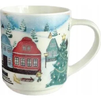Keramický hrnek TORO 270ml vesnička