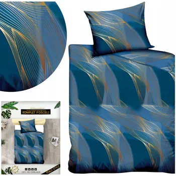 Povlečení Povlečení 140x200 bavlněný satén, povlak na polštář 70x80, dvoudílná sada