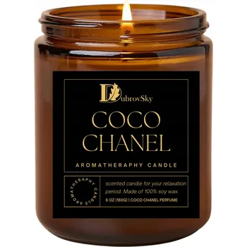 Svíčka Dekorativní sójová svíčka s vůní parfému DubrovSky